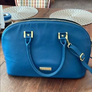 Blue handbag